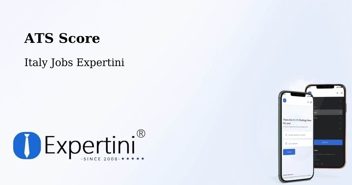 Resume ATS Score & Job Description Match Tool – Riccò - Italy Jobs Expertini