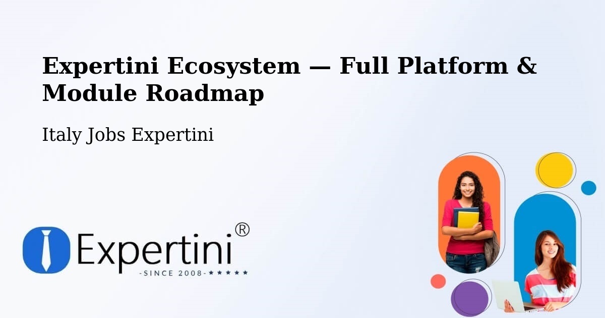 Expertini Ecosystem — Full Platform & Module Roadmap – Riccò