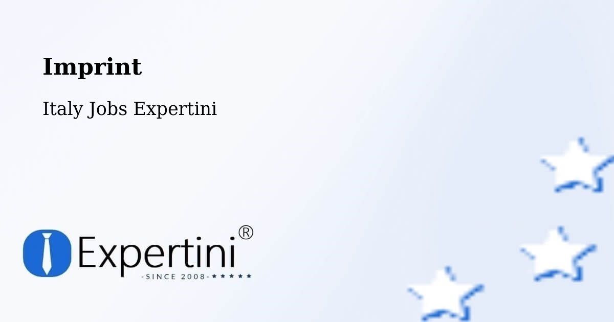 Imprint – Riccò - Italy Jobs Expertini