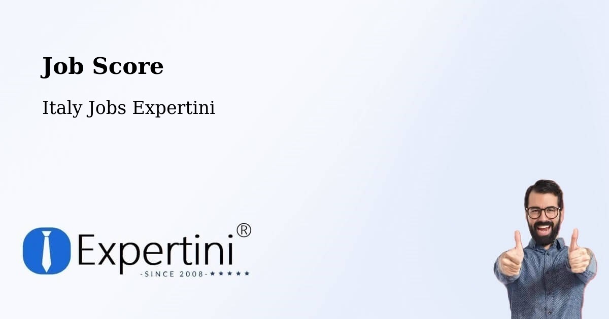 Job Score & Job Description Score Tool – Riccò - Italy Jobs Expertini