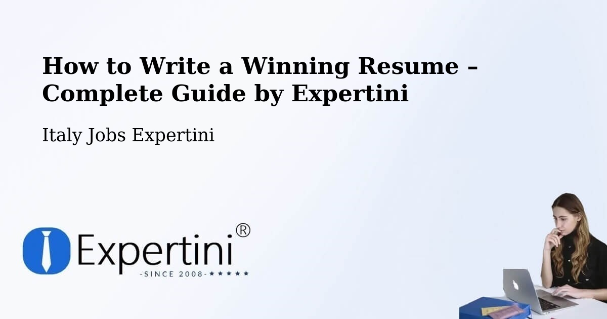 Resume Writing Guide for Job Seekers – Riccò - Riccò, Italy Jobs Expertini