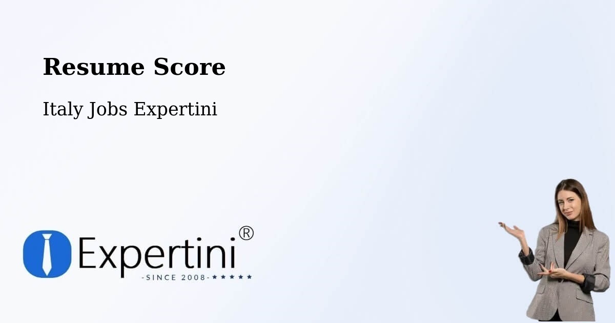 Resume Score & Job Description Match Tool – Riccò - Italy Jobs Expertini